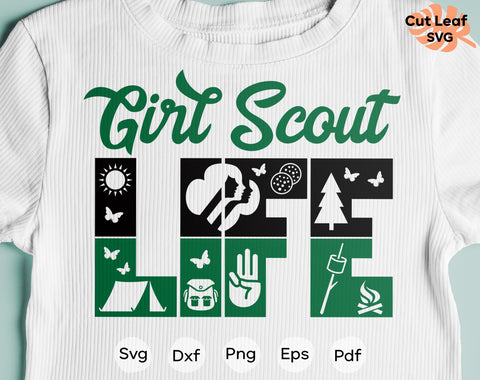 Girl scout svg, girl scout logo svg, summer svg, scout svg, camping svg, svg SVG CutLeafSvg 