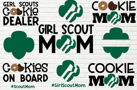 Girl Scouts SVG Bundle | Girl Scout Mom | Girl Scout Trefoil SVG | Girl Scout tshirt Design | Scout Mom | Cookie Mom | Girl Scout Cookies SVG What A Gem SVG 