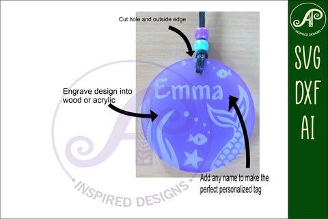 Girl theme set A keychain DIGITAL SVG 6 personalized SVG APInspireddesigns 