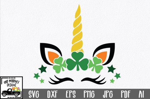 Girl Unicorn SVG Cut File SVG Old Market 