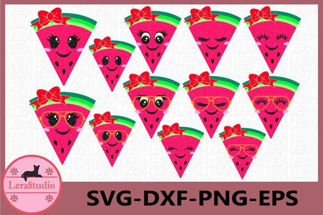 Girl Watermelon SVG SVG Lerastudio 