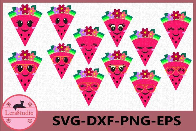 Girl Watermelon SVG SVG Lerastudio 