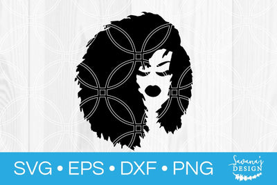 Girl with Afro SVG SavanasDesign 