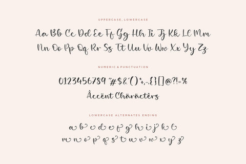 Girlish Lovely Modern Calligraphy Font Font Balpirick 