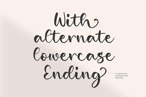 Girlish Lovely Modern Calligraphy Font Font Balpirick 