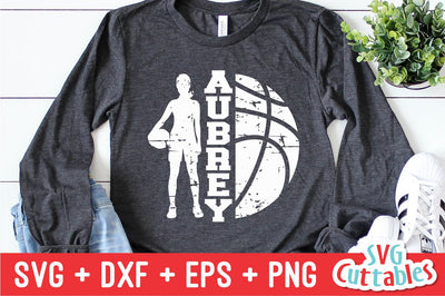 Girls Basketball Split SVG Svg Cuttables 