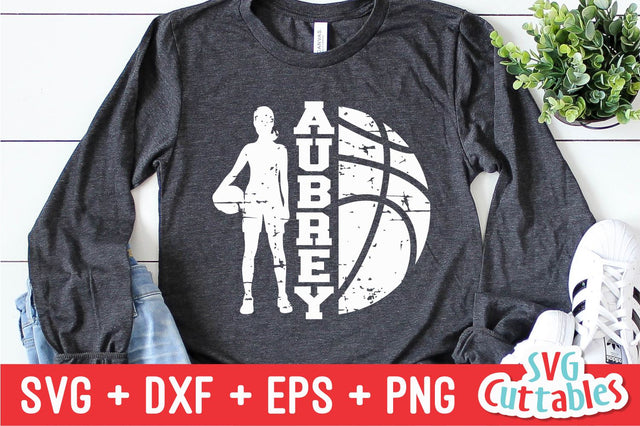 Girls Basketball Split SVG Svg Cuttables 