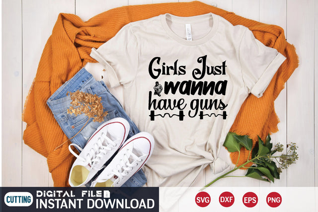girls just wanna have guns SVG designer krishna 