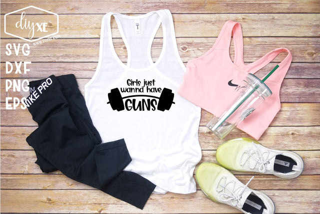 Girls Just Wanna Have Guns SVG DIYxe Designs 