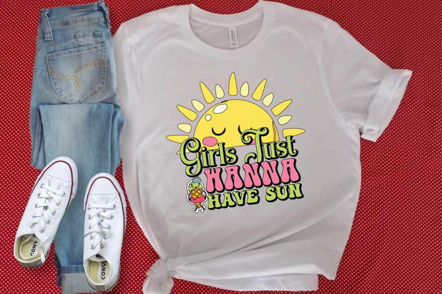 Girls Just Wanna Have Sun SVG designartist 