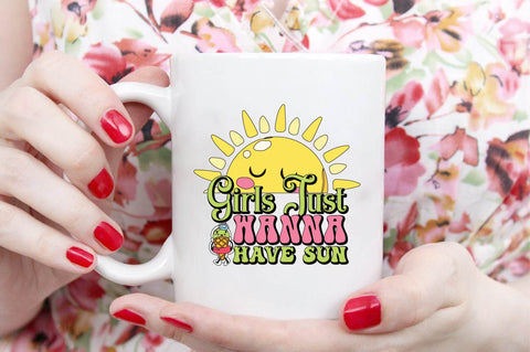 Girls Just Wanna Have Sun SVG designartist 