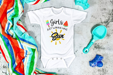 Girls Just Wanna Have Sun SVG SVG Hippo Creations 