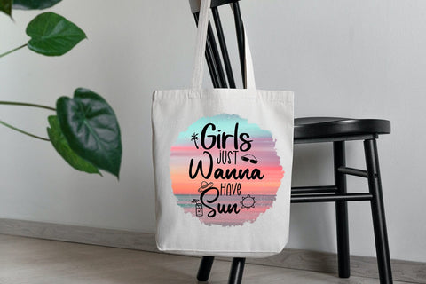 Girls Just Wanna I Summer Sublimation I Beach Sublimation Sublimation Happy Printables Club 