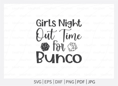 Girls Night out time for bunco Svg, Dice Svg File, Bunco Svg, Bunco monogram, Piece love Bunco Svg, Casino clip art, Bunco Heartbeat SVG Dinvect 
