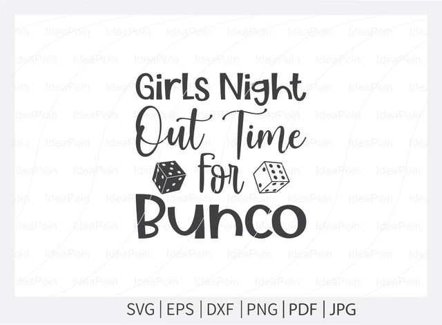 Girls Night out time for bunco Svg, Dice Svg File, Bunco Svg, Bunco monogram, Piece love Bunco Svg, Casino clip art, Bunco Heartbeat SVG Dinvect 