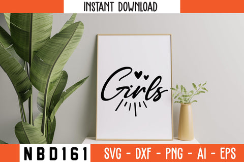 girls Svg Design SVG Nbd161 