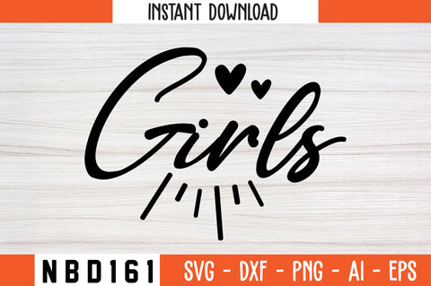 girls Svg Design SVG Nbd161 