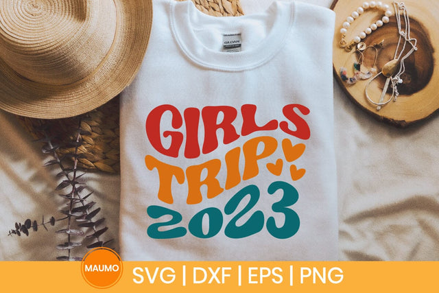 Girls trip 2023, vacation svg quote SVG Maumo Designs 