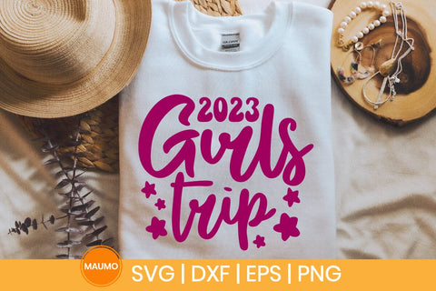Girls trip 2023, vacation svg quote SVG Maumo Designs 