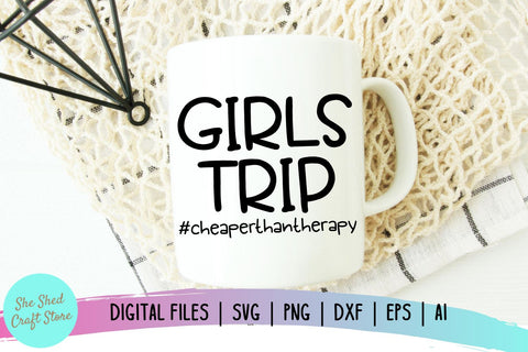 Girls Trip SVG, Best Friends SVG, Friendship SVG SVG She Shed Craft Store 