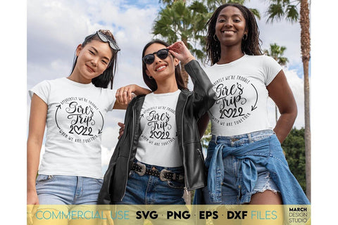 Girls Trip SVG Bundle | Friends Trip SVG Bundle | Girls Weekend SVG Bundle | Girls Friendship SVG SVG March Design Studio 