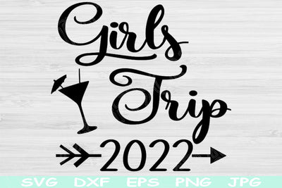 Girls Trip Svg Files for Cricut, Best Friends Svg Cut File, Road Trip Svg Girls Getaway, Ladies Night Svg Digital Download Vacation Vector. SVG TiffsCraftyCreations 