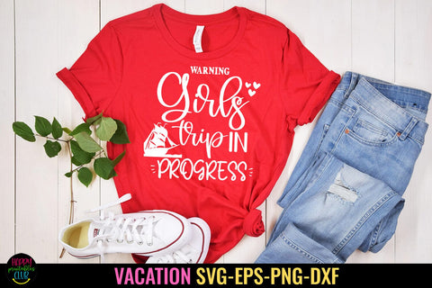 Girls Trip SVG I Vacation Shirt PNG I Summer Cut Files SVG Happy Printables Club 
