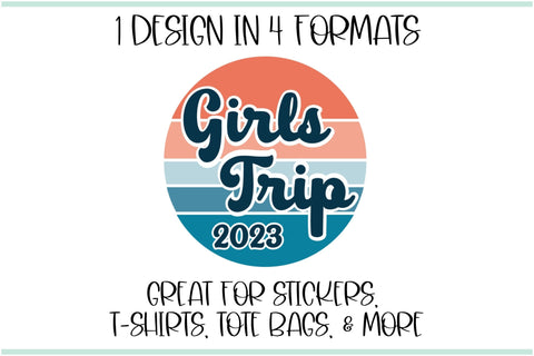 Girls Trip SVG, Summer SVG Files for Cricut, Beach svg, Travel svg, Vacation svg SVG Designing Digitals 