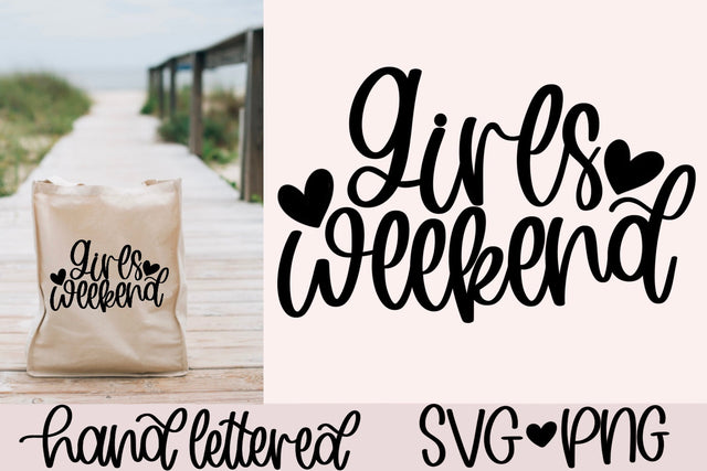Girls weekend svg, girls trip svg, girls vacation svg, besties weekend svg, girls night out svg, girls vacay svg, girls getaway svg SVG AnitaAlyiaLettering 