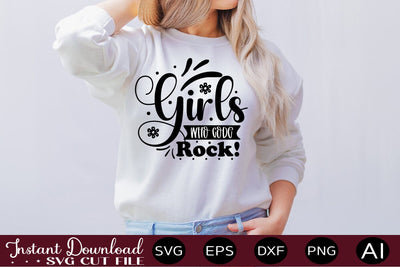 Girls Who Code Rock! SVG SVG designmaster24 