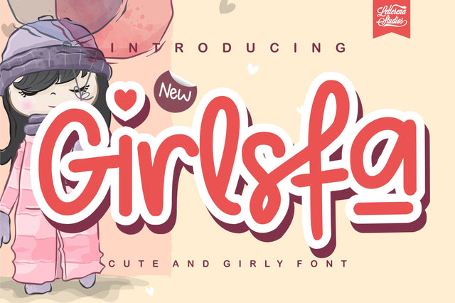 Girlsfa Font Letterena Studios 