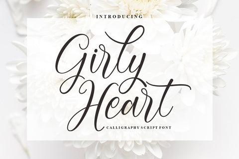 Girly Heart Font Rotterlab studio 