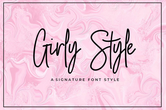 Girly Style Font Akrt Std 