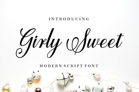 Girly Sweet Font Suza Studio 