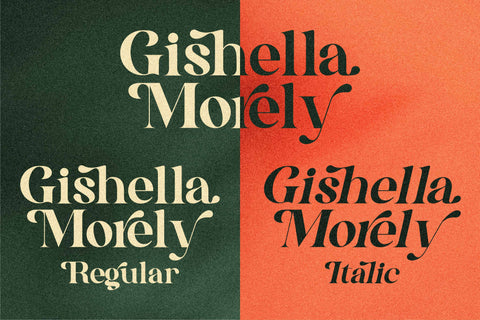 Gishella Morely Font Letterena Studios 