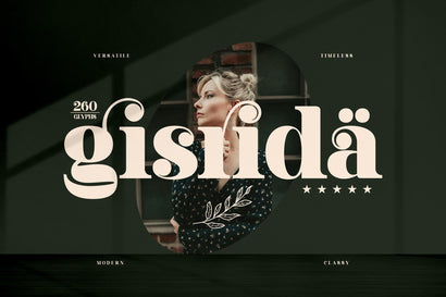 Gisrida Typeface Font Storytype Studio 