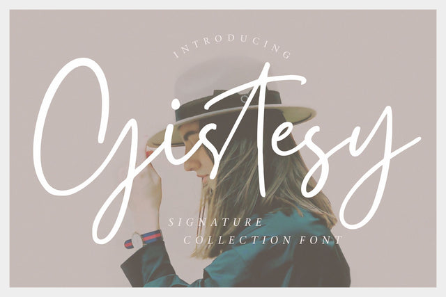 Gistesy Signature Collection Font Creatype Studio 