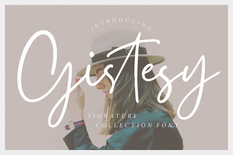 Gistesy Signature Collection Font Creatype Studio 