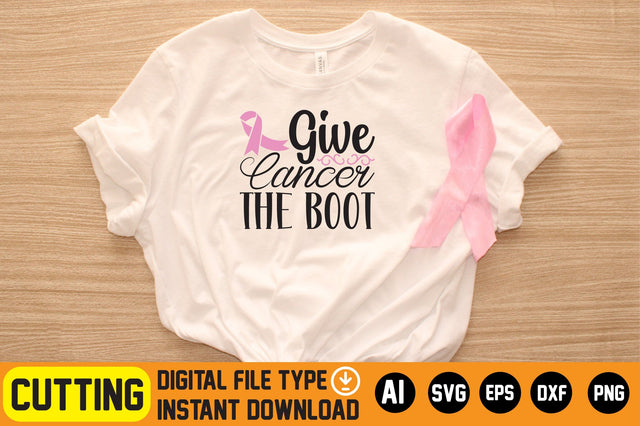 Give Cancer the Boot SVG CraftlabSvg29 
