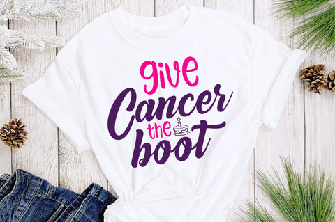 give cancer the boot svg SVG orpitasn 