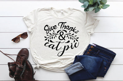 Give Thanks & Eat Pie SVG thesvgfactory 