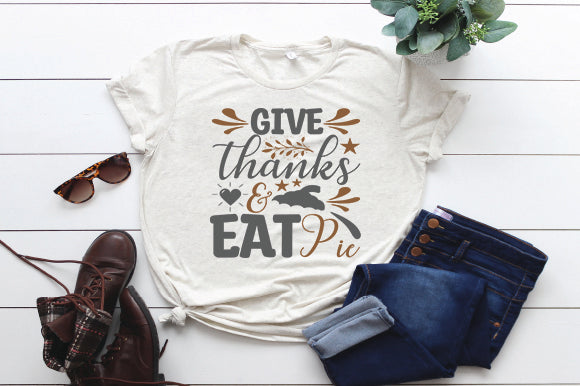 Give Thanks & Eat Pie SVG thesvgfactory 