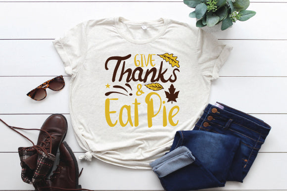 Give Thanks & Eat Pie SVG thesvgfactory 