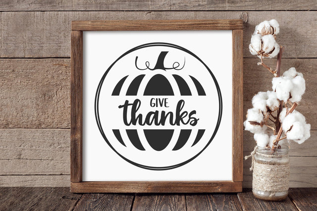 Give Thanks, Farmhouse Sign SVG SVG futivesvg 