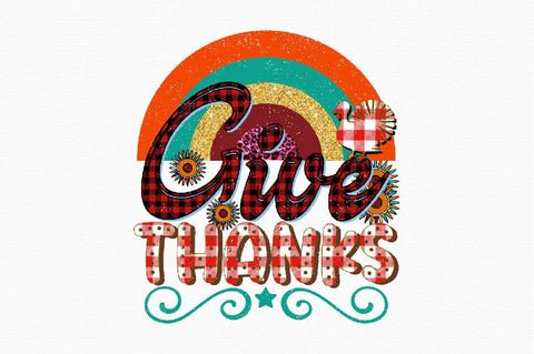Give Thanks Sublimation SVGArt 