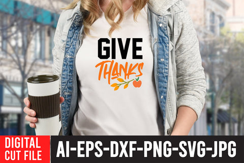 Give Thanks SVG Cut File SVG BlackCatsMedia 