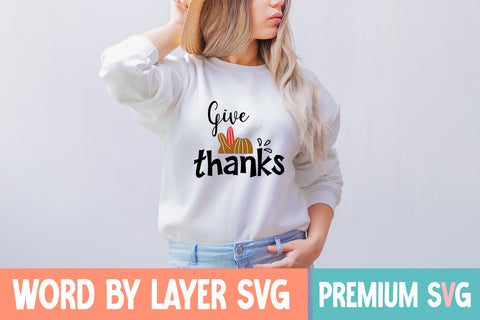 Give thanks SVG CUT FILE SVG Blessedprint 