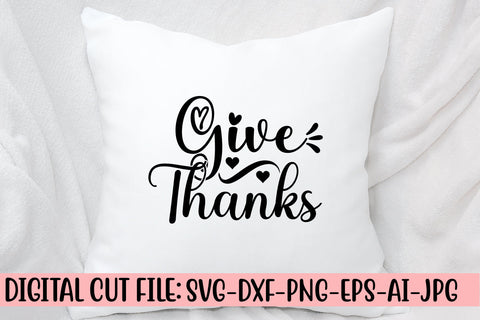 Give Thanks SVG Cut File SVG Syaman 