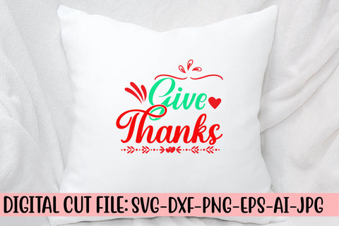 Give Thanks SVG Cut File SVG Syaman 