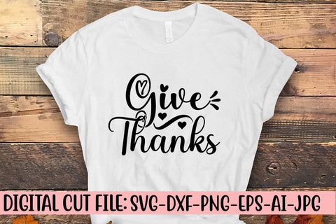 Give Thanks SVG Cut File SVG Syaman 